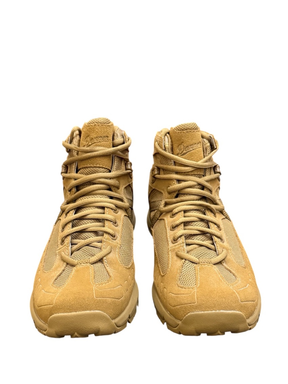 DANNER - BROWN TAN SUEDE NYLON SOFT TOE TACTICAL BOOTS “FULLBORE COYOTE” - Picture 2 of 10
